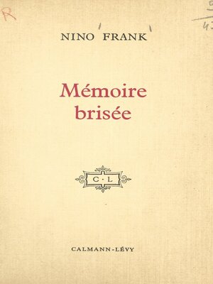 cover image of Mémoire brisée (1)